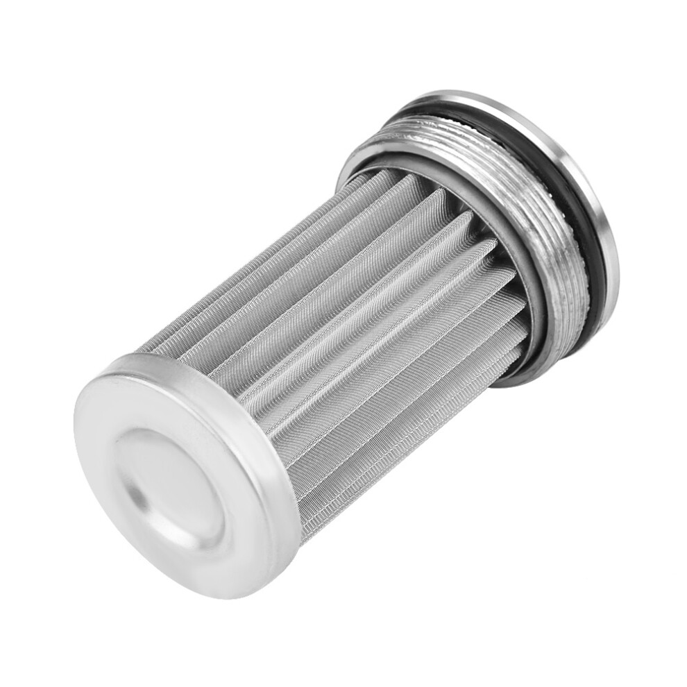 Petrol Fuel Filter An6 Aluminum 100 Micron Inline High Flow For Car Truck Black 9481392630050