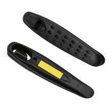 Outil de changement de pneu ergonomique avec bords dentelés-Noir