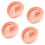 Pack of 4 Efficient Silicone Lid Gaskets Leak and-light pink 1