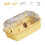 Safe Nontoxic Plastic Double Level Hamster Cage Easy-Yellow 1