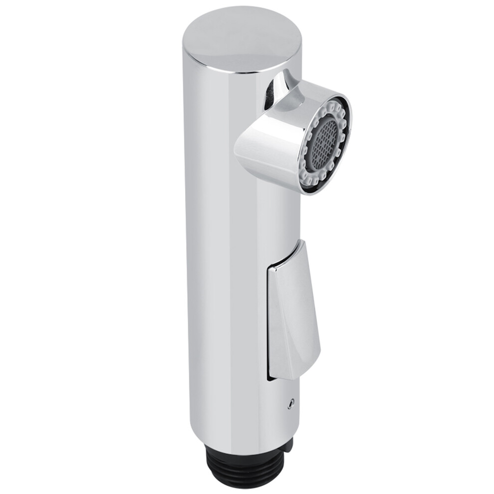 Kitchen Bathroom Pull-Out Faucet Sprayer Head, Silver, G1/2 8111392632457