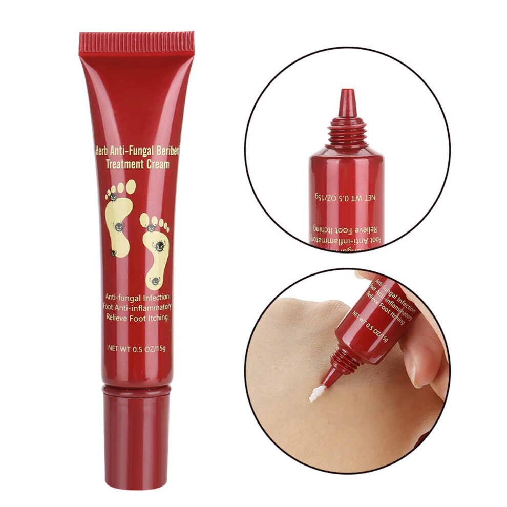 15g Natural Feet Foot Care Cream Moisturizer Anti Fungal Itch Relief