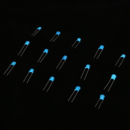 180Pcs Ceramic Capacitors Assortment Kit 100pF-10000pF 1kV Blue 1