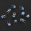 10V Blue White Variable Resistors 100Pcs Trimmer Pot for Electronics RM065 7