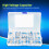 180Pcs Ceramic Capacitors Assortment Kit 100pF-10000pF 1kV Blue 7