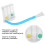 Breathing Trainer Vital Capacity Exercise Instrument PVC Durable 4