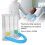 Breathing Trainer Vital Capacity Exercise Instrument PVC Durable 9