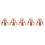 5pcs MAX45 Plasma Shield Cap Copper 8mm for Cutting Torch 4