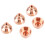 5pcs MAX45 Plasma Shield Cap Copper 8mm for Cutting Torch 5