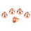 5pcs MAX45 Plasma Shield Cap Copper 8mm for Cutting Torch 8