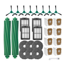29PCS Accessories Kit for 405/505/507 Robot Vacuum Parts Main Side Brush Filters Mop Pads Dust Bags