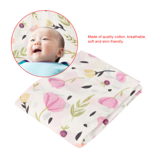 Breathable Baby Muslin Blanket 120cm