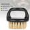 Black Bristle Beard Brush for Grooming & Styling, 6.5cm Diameter 8