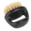 Black Bristle Beard Brush for Grooming & Styling, 6.5cm Diameter 10
