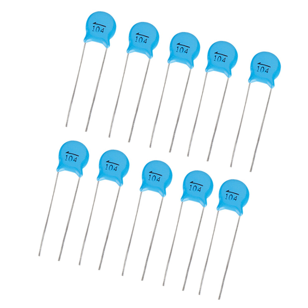 50Pcs 0.1Uf 100Nf 1000V Blue Disc Ceramic Capacitors Set 4311392634206