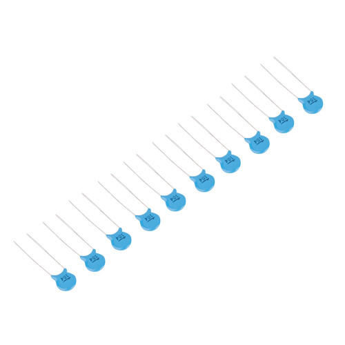 50Pcs 0.1uF 100nF 1000V Blue Disc Ceramic Capacitors Set 2