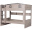 Seconique Hector Small Double Bunk Bed - Ash Grey 4