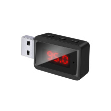 5,3-Zoll-FM-Transmitter-USB-Funk-Audioadapter-Freisprecheinrichtung mit Mikrofon, HiFi-Stereoanlage