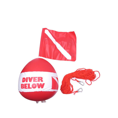 Inflatable signal float for diving, snorkeling, underwater scuba diving, surface marker, inflatable 2
