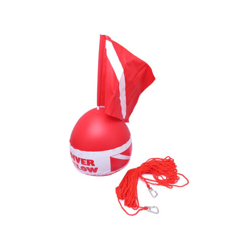 Inflatable signal float for diving, snorkeling, underwater scuba diving, surface marker, inflatable