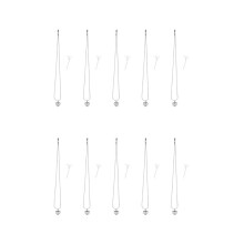 10x Crematiesieraden voor as: hanger met print, hartvormige urnketting met afbeelding van een huisdier,