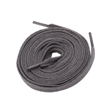 1 pair of athletic trainers, canvas shoes, flat shoelaces, cord, dark grey