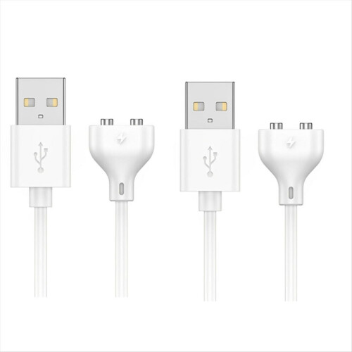 2 magnetic USB-DC charging cables, 0.8 m charging cable for massage devices