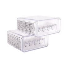 2-Piece Pencil Sharpener Set, Long Tip, Manual Pencil Sharpener with Plastic Lid, 4 Holes, Hand Pencil Sharpener