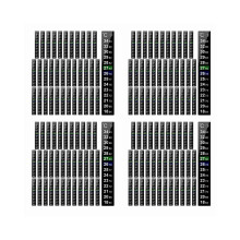 144 stuks digitale temperatuurstickers, zelfklevende thermometerstrips voor fermentoren, zelfklevende