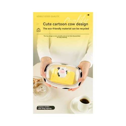 Butter dish, butter container, butter storage box for refrigerator, butter storage container 1