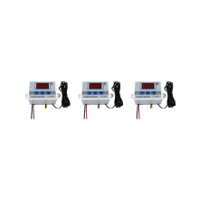 3x XH-W3002 220V digitale LED-temperatuurregelaar 10A thermostaatschakelaar met waterdichte sensor W3002