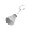 10x Sleutelhanger Handtas Splitring Plastic Badminton Sleutelring Decoratie Wit 2