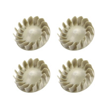 4x 694089 Ventilatorwiel voor wasdroger, vervangende ventilator voor wasdroger, compatibel met de meeste