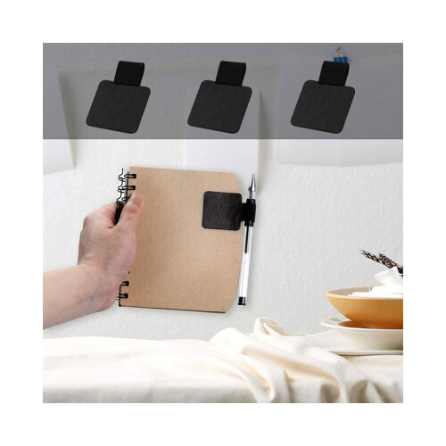 12-Pack Pen Loop Holder, Self-Adhesive Pen Holder Pencil Elastic Loop for Notebooks, Journals, Calendars 2