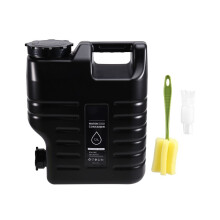 Wateremmer van 12 liter, grote inhoud, draagbare drinkwaterkan met afneembare kraan, lekvrij, voor buitenactiviteiten.