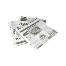 100 vellen bakpapier, broodpapier, hotdog-inzetstuk met friet, hamburger-sandwich, absorberend papier