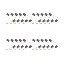 20 pares de escobillas de carbón de repuesto para motor de 6,7 x 13 mm