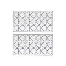 2-teilige Polycarbonat-Schokoladenform, professionelle Formen für Schokoladentafeln, Süßwaren und Ostergebäck.