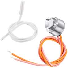 2 stuks WR55X10025 koelkasttemperatuursensor 914093, WR50X10068 ontdooithermostaat voor GE-koelkasten