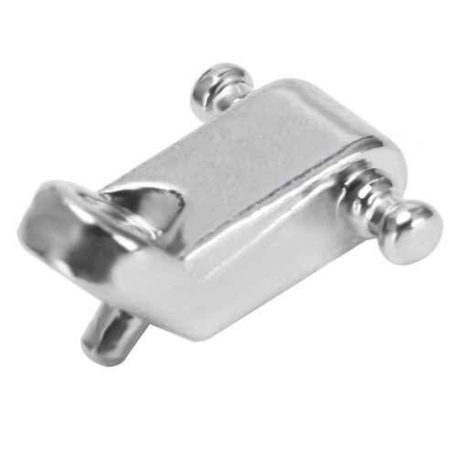 1 Set mit 10 Rollen-Saitenniederhaltern für E-Gitarren – Silber 1