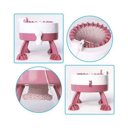 22 βελόνες DIY πλεκτική μηχανή βρόχου αργαλειού ύφανση κασκό 1