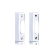 2-pack LED-belysta dörrklocksknappar, trådansluten tryckknappsersättning med hög kompatibilitet för