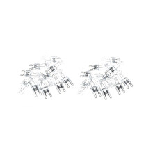 20x G9 Halogenlampen, warmweiß, 40 W