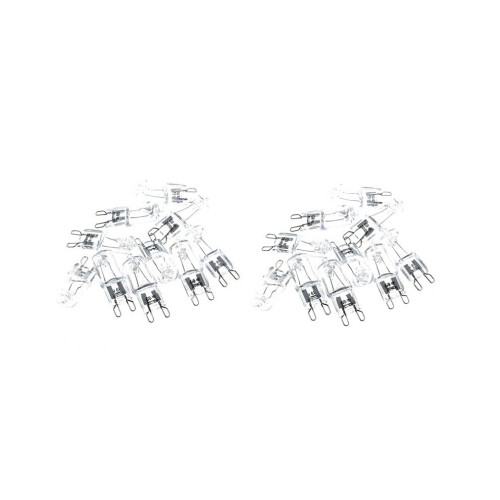 20x G9 Halogenlampen, warmweiß, 40 W