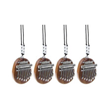 4x Kalimba 8 toetsen duimpiano geweldig geluid vingerkeyboard muziekinstrument