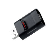 2-in-1 AI Box Car Intelligent Systems Wireless CarPlay Dongle Wireless Android Auto Adapter Black