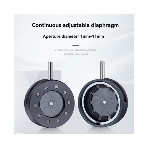 1-11 mm Manually Adjustable Mechanical Iris Diaphragm with Aperture for Digital Camera Microscope Iris SK11 2
