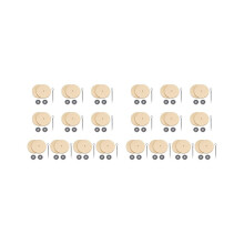 20 Sets Puppengelenkverbinder, Splintverbinder und Unterlegscheiben aus Holzfaserplatten, beweglicher