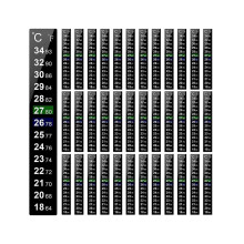 180 stuks digitale temperatuurstickers, zelfklevende thermometerstrips voor fermentoren en aquaria.