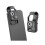 2 Pieces 200X Mobile Microscope Accessory with Window Microscope, Portable Digital Microscope with LED Light/Universal Clip 2